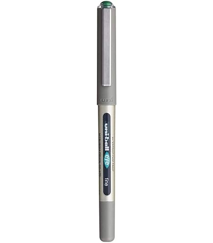 Uni-ball On Point Stay Gold Tintenroller – 3 Stück Mit Breiter 1,0 Mm Spitze, Schwarze Tinte, Plastikfreie Verpackung