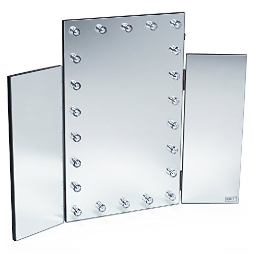 Beautify Dreifach-Schminktisch-Frisiertischspiegel mit Warmem LED-Lichtern - 6