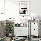 wc spiegel rund Vielseitig Einsetzbar - Das Hängespigel verfügt über faches Design, damit passt der Spiegel in jede Ecke Ihres Hauses, Büros, Wohnzimmer, Schlafzimmer, Bad, Küche, Eingangsbereich und Arbeitsbereich leicht passt.Modern und Vintag.
