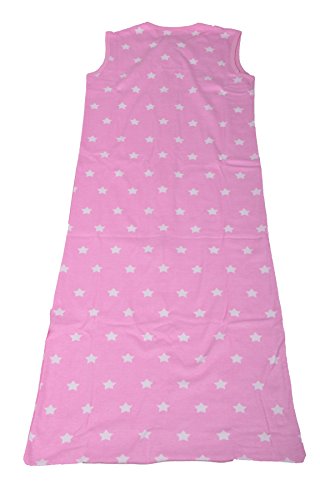 Baby Schlafsack mit Reißverschluss Babyschlafsack ohne Ärmel Sterne Muster Grau IW051 - 3