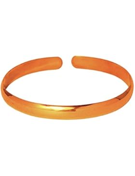 Armreif aus Bronze, glatt und halbrund Armkette Bronzearmband Gothic Halsband LARP Kette Wikinger