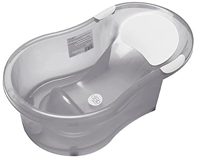 dBb Remond Baignoire 0-6 Mois + Transat Intégré Grise Translucide