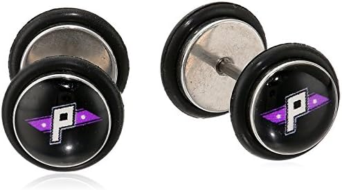 WWE Jewelry Unisex Paige Women's Stainless Steel Screw Back Earrings