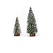 Produktbild OULII 6pcs Mini Weihnachtsbaum künstlicher Weihnachtsbaum weiße Zeder Desktop-kleine Weihnachtsbaum