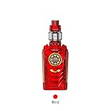 [AI-Technologie]SMOK I-PRIV 230W TC Mod Kit mit E Zigarette Zerstäuber TFV12Prinz Tank(100% Original) Ohne Nikotin Ohne Tabak (Rot)