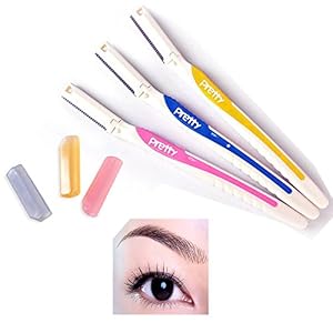 JYtop® 3Pcs Lady Face & Eyebrow Razor Trimmer Shaper Shaver Hair Removal Cosmetics Tool Razor Shaper, Hair Remover… - Image 7