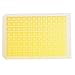 MicroLiter 07-0061Y Silikonmatte, konfektioniert, 96 Quadratische Vertiefungen, Gelb