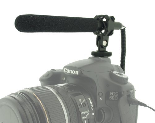 Micro-canon Pro l  ger et ultra fin    condensateur par Polaroid  avec amortisseur pour reflex num  riques et cam  scopes num  riques