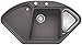 Produktbild Blanco DELTA II, Küchenspüle, Granitspüle aus Silgranit PuraDur, 1 Stück, felsgrau, 521253