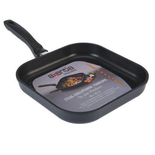 Axentia 221463 Grillpfanne Pandura Aluguss 24 x 24 cm