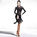 Produktbild GONGXI Tassel Sexy Frauen Latin Dance Kleid Für Cha-Cha Rumba Samba Jive Salsa Jazz Leistungsabnutzung,XL