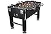 Produktbild Miweba Profi-Kickertisch Real Tischfussball mit 4 Getränkehaltern in Chrom-Optik Spielfeld in Turniermaßen 118 x 68 cm - 4 verschiedene Farben (Schwarz)