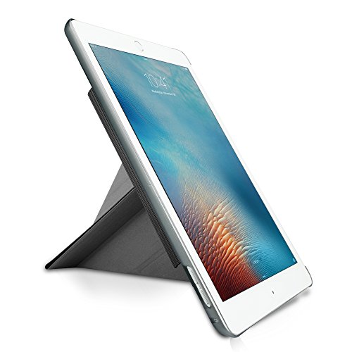 Ozaki O!Coat Slim-Y Versatile 360° smart Schutzhülle für Apple 9,7″ iPad Pro in schwarz [Patentierte Standfunktion | wake/sleep Funktion | Apple Pencil Halterung | Kunstleder] – OC130BK - 3