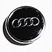 Price comparison product image 1x Original R21 Alloy Wheels, Black Gloss Wheel Centre Caps x1 Audi 8T0 601 170 A AX1 Glossy Black