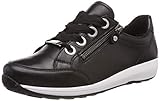 PLUS-Weite ARA Damen Osaka 1234587 Sneaker Schwarz 01, 38 EU