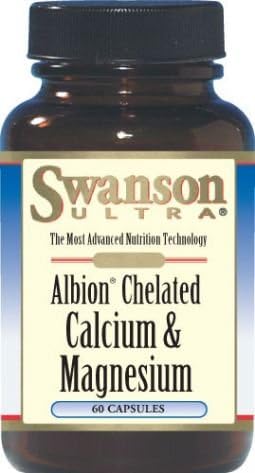 Albion Chelated Calcium and Magnesium Glycinate 60 Caps