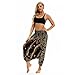 Produktbild cinnamou Yogahose Sommer Frauen Boho Aladin Pluderhosen Haremshose Ballonhose Pluderhose Aladinhose Harem Sommerhose Yoga-Hose Baggy Pumphose