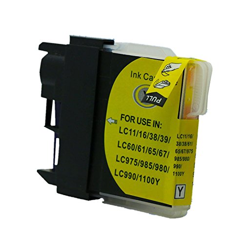 Generisch Kompatible Tintenpatronen Ersatz für Brother LC975/985 LC975 LC985 LC 975 985 LC-975 LC-985 Tintenpatronen Hohe Kapazität kompatibel für Brother DCP-J140W DCP-145C DCP-165C DCP-185C DCP-195C DCP-197C DCP-365CN DCP-375CW DCP-385C DCP-390CN DCP-395CN DCP-535CN DCP-585CW DCP-595CN DCP-J715W DCP-6690CN Tintenpatronen für Inkjet Drucker (1 Schwarz,1 Cyan,1 Magenta, 1Gelb) - 6