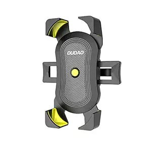 DUDAO Automatic Waterproof, Unbreakable and Universal Silicone Mobile Phone Holder (Black)