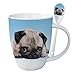 Produktbild Kakao Tasse mit Löffel - Pug Love - Mopsliebe