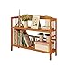 Produktbild QHD Bücherregal, Bambus Aufbewahrungsbox Bodentyp einfach zu montieren Regaleinheit Mehrzweck-Bücherregal 3 Größen Bücherregal (größe : 68 x 25 x 58cm)