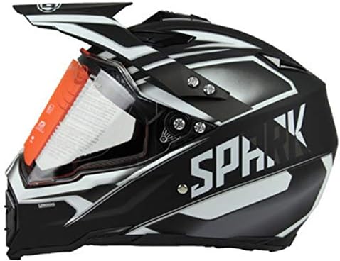 CPDZ Cross-country fashion motorcycle helmet full-hood safety personality motorbike helmet dazzle cool high-end men's and women's general adult helmet,XL