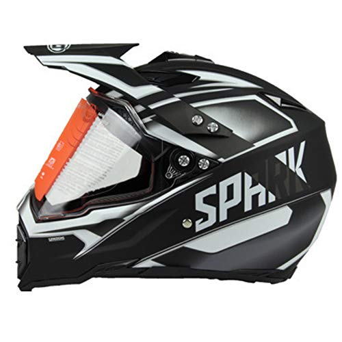 CPDZ Cross-country fashion motorcycle helmet full-hood safety personality motorbike helmet dazzle cool high-end men's and women's general adult helmet,XL