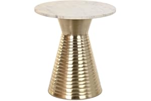 DKD Home Decor Mesa Auxiliar, Metal, Estándar