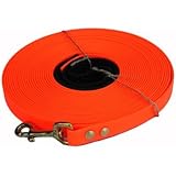 Biothane Schleppleine 5m orange 19 mm breit