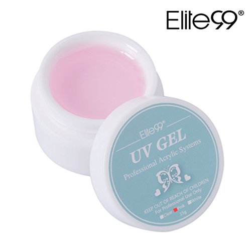 Elite99 Pure UV Gel Extension Builder 3D Acrylic Nail Art Manicure Tips Glue Pink