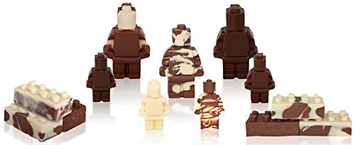 Neuheit Silikon Candy Formen und Ice Cube-Tabletts – Bausteine und Roboter Figuren – Perfekt für Süßigkeiten, Schokolade und Jelly von lucentee - 4