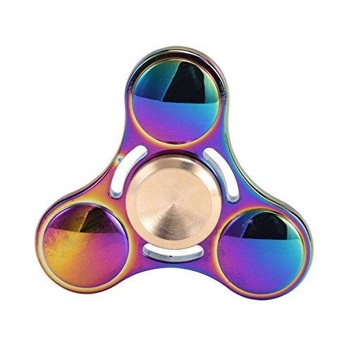 DKRhea Colourful Brass Fidget Spinners Hand Finger Spin Toy Stress Reducer Made Bearing Focus Anxiety Relief Toys for Killing Time DKRhea Colourful Brass Fidget Spinners Hand Finger Spin Toy Stress Reducer Made Bearing Focus Anxiety Relief Toys for Killing Time