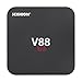 Price comparison product image BM V88 TV Box with Android 5.1 Rockchip 3229 Quad-Core(1.5GHZ) Kodi 16.0 Internet Box 4 USB Host Support 4K 10-bit 60fps WiFi Full Loaded(1G/8G )