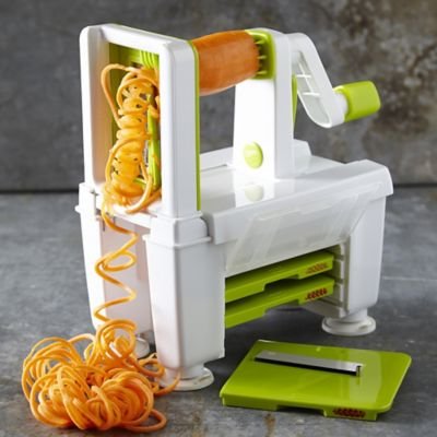 Lakeland Kompakter Spiralschneider, 4 Edelstahlklingen, 24 x 14 x 14,5 cm H - 2