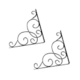 Kommt mit Schrauben für einfache Installation. Vintage Regalhalterungen für bequemen Lebensstil.