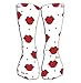 Produktbild Adigao Hohe Socken Outdoor Sports Men Women High Socks Stocking Seamless red lipsand kiss me Text Pattern Banner Card Invitation Textile Fabric Wrapping Paper Color Tile Length 19.7"(50cm)