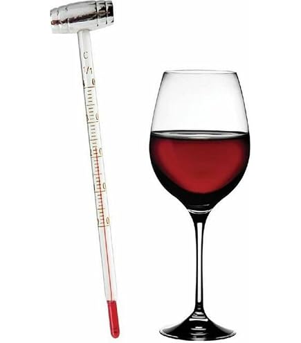 Lot De 3 Thermomètres à Vin Adhésifs - Mesure Précise Et Hygiénique Pour Bouteilles De Vin, Champagne Et Autres Boissons