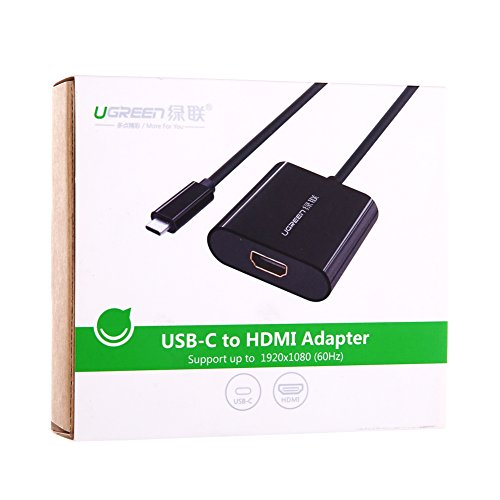 UGREEN USB 3.1 Typ C auf HDMI Buchse Adapter 4K HDTV für neue MacBook 2015, Lenovo Yoga 900 13″ oder ASUS Zen AiO usw Schwarz - 5