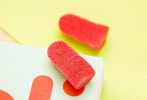 iTemer Ohrstöpsel Schaumstoff Stoepsel Lärmstop aus weichem Schaumstoff Lärm earplug 6 Paar - 6