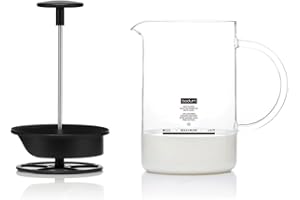 BODUM Latteo: montalatte con manico in vetro, 0.25 l