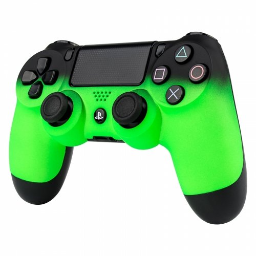 PS4 Oberschale für Dualshock 4 Controller – Soft Touch Shadow Grün - 3