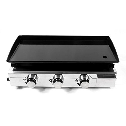 COOKINGBOX Plancha 3 feux a poser inox