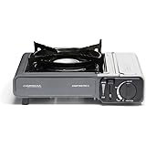 Campingaz Camp Bistro 3 fuochi, a fiamma singola, fornello da campeggio, potenza 2.200 Watt, fornello outdoor compatto, inclu