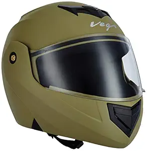 Vega Crux DX Flip-Up Helmet (Dull Desert Storm, L)