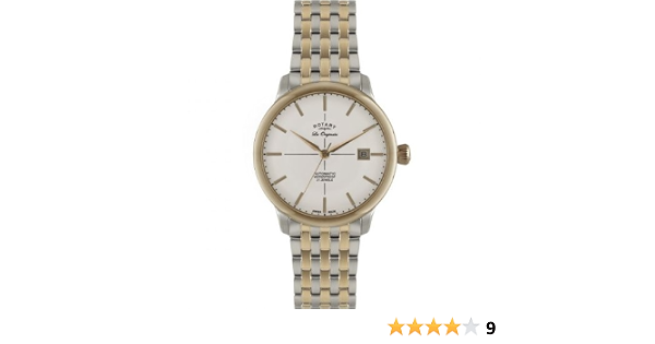 Rotary GB90061/06 Orologio Analogico da Polso, Uomo, Cinturino in Acciaio  Inossidabile, Bicolore : Amazon.it: Orologi