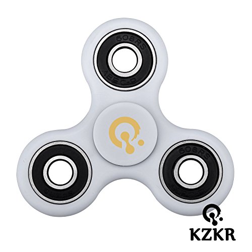 Hand Spinner KZKR Fidget Toys Finger Spielzeug für Kinder und Erwachsene Spielzeug transparent weiß Leuchtend FBA