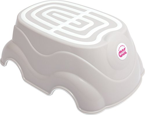 OKBaby Herbie Anti-Slip Toddlers Step Stool, Taupe