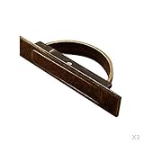 Tipo de producto- El cajón de cobre vintage tira de las perillas con herrajes de cromo, aleación de zinc hecha;