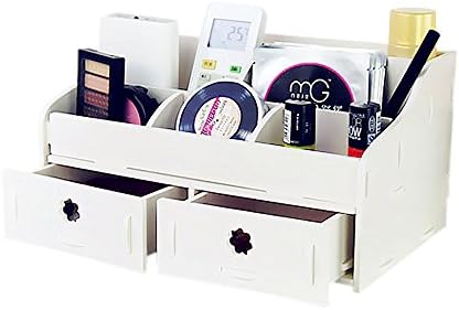 Earlybird Savings Wooden Desk Organier Small Objests Cosmetics Storage Organizer