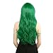 Neitsi 22" 100% Korean Fiber Curly Cosplay Long Synthetic Hair Wigs Women's Girl's Full Head Wigs (Green#)